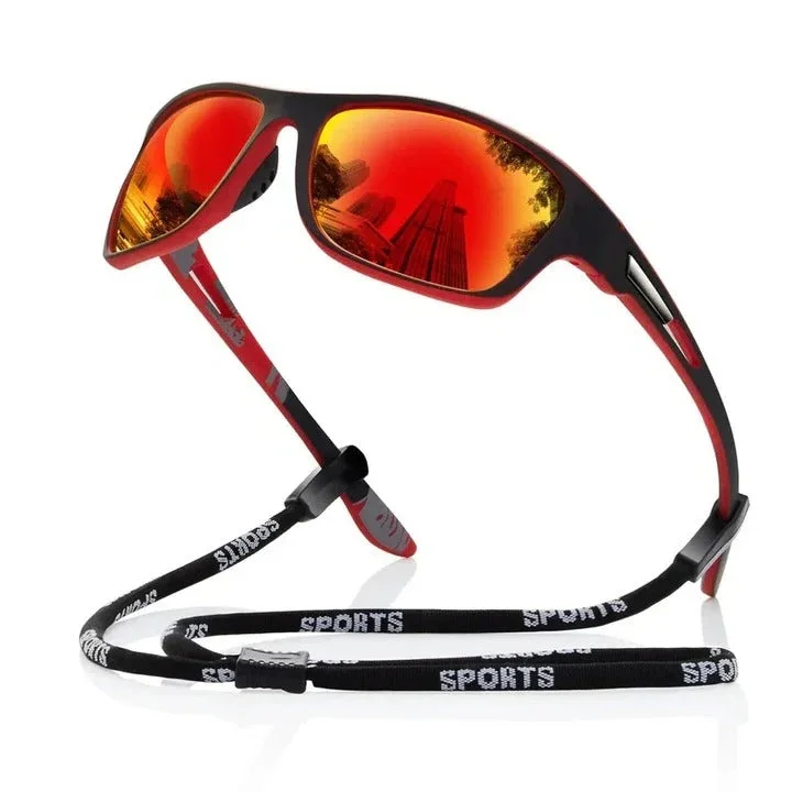 Polarisierende Sportsonnenbrille für Outdoor-Aktivitäten