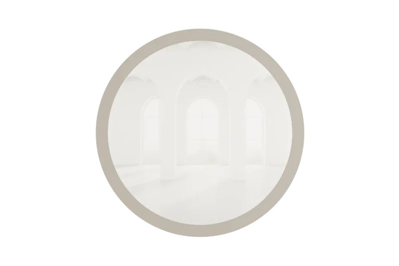 Casa Magna MOON Spiegel – Ø 120 × 3 cm – Ansicht 1