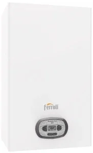 caldaia ferroli a condensazione bluehelix tech rrt 30 h solo riscaldamento metano o gpl completa di kit scarico fumi novita