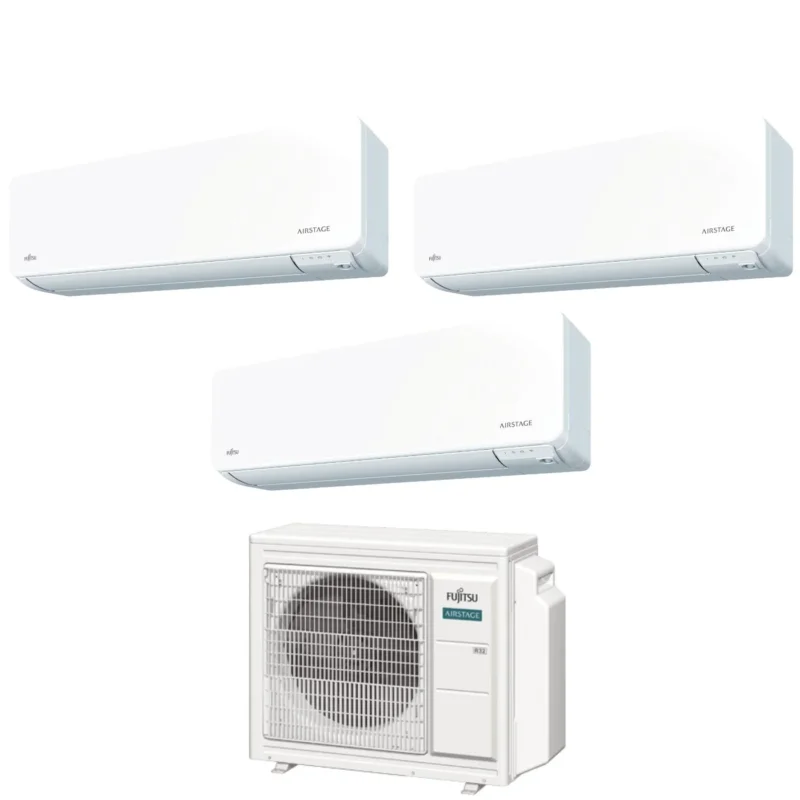 climatizzatore condizionatore fujitsu trial split inverter serie kg 9_9_12 con aoyg24kbta3 r 32 wi fi integrato 9000_9000_12000