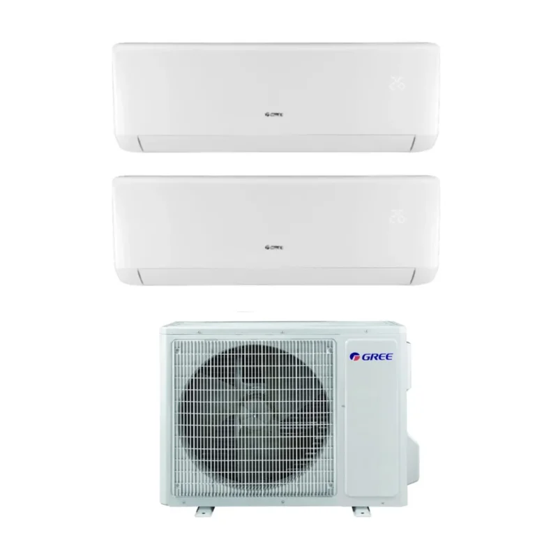 climatizzatore condizionatore gree dual split inverter serie bora 12_12 con gwhd18nk6ko r 32 12000_12000 new 2018