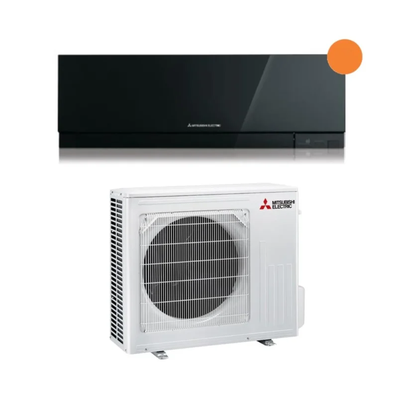climatizzatore condizionatore mitsubishi electric inverter kirigamine zen r 32 black 18000 btu msz ef50vgkb nero wi fi integrato novita