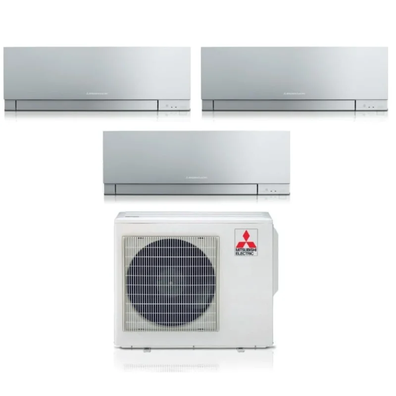 climatizzatore condizionatore mitsubishi electric trial split inverter serie kirigamine zen silver msz ef 9_9_9 con mxz 3f54vf r 32 wi fi integrato colore argento 9000_9000_9000