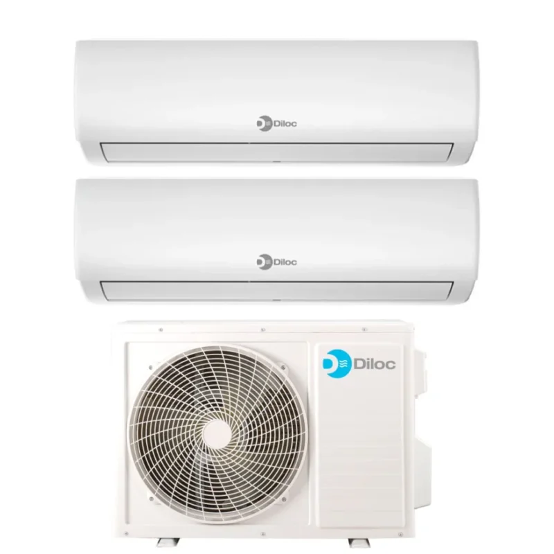 diloc condizionatore dual split diloc ionio 912 con d freedom245 r 32 wi fi integrato