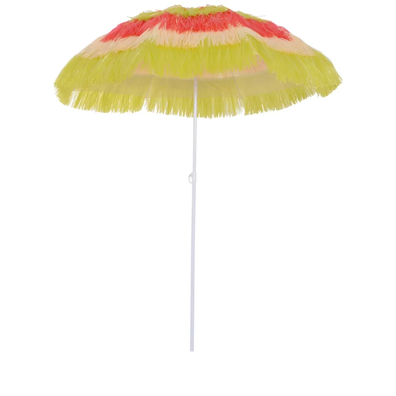 easycomfort easycomfort ombrellone hawaiano portatile tettuccio 160cm impermeabile altezza fino 180cm