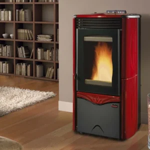 immagine-1-la-nordica-termostufa-a-pellet-la-nordica-extraflame-modello-duchessa-idro-steel-12-kw-colore-bordeaux-ean-8055776918327