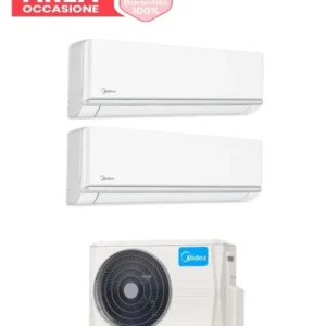 midea area occasione 5082 condizionatore dual split midea elegance 99 con m2oh 14hfn8 q r 32 wi fi optional
