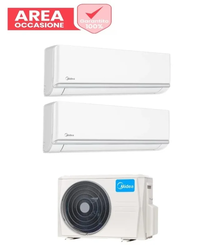 midea area occasione 5082 condizionatore dual split midea elegance 99 con m2oh 14hfn8 q r 32 wi fi optional
