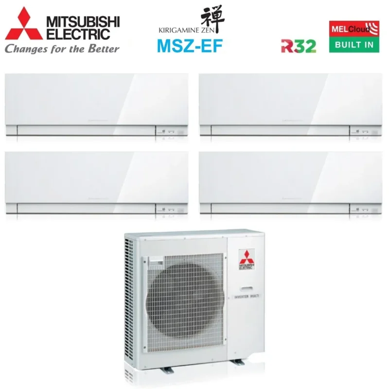 immagine-1-mitsubishi-electric-climatizzatore-condizionatore-mitsubishi-electric-quadri-split-inverter-serie-kirigamine-zen-white-msz-ef-99912-con-mxz-4f72vf-r-32-wi-fi-integrato-colore-bianco-90009000900012000