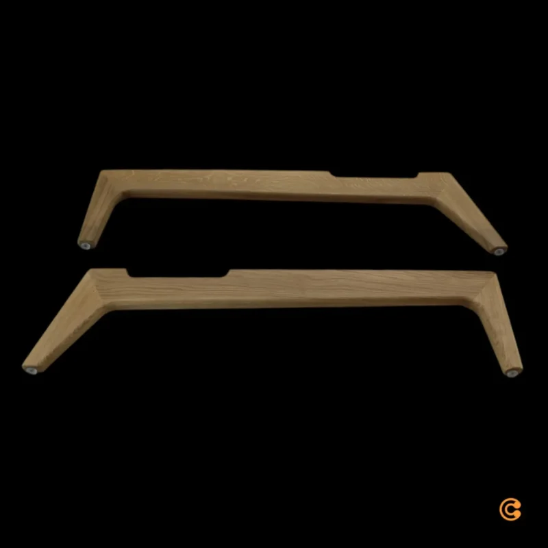 B-Ware Innovation Living Beine Splitback Klappsofa Sessel Eiche Lackiert Ersatzbeine - 5700110804332