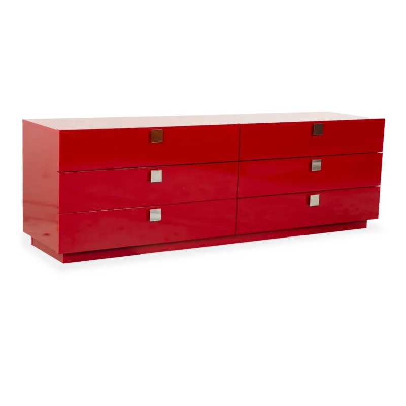 Joop Holz Sideboard Kommode Rot
