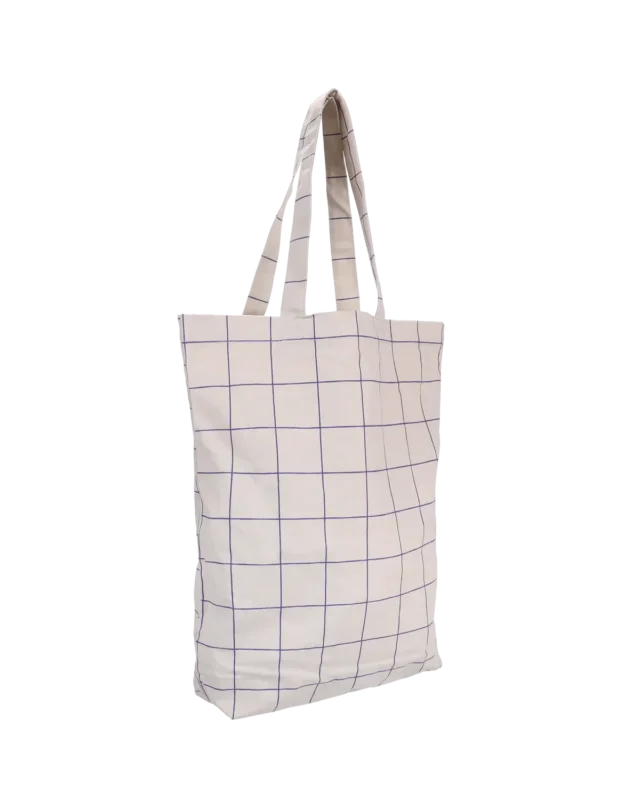 Kado Design - Gestreifte Tragetasche | grid + athletic latte - ROSA ECK Concept Store
