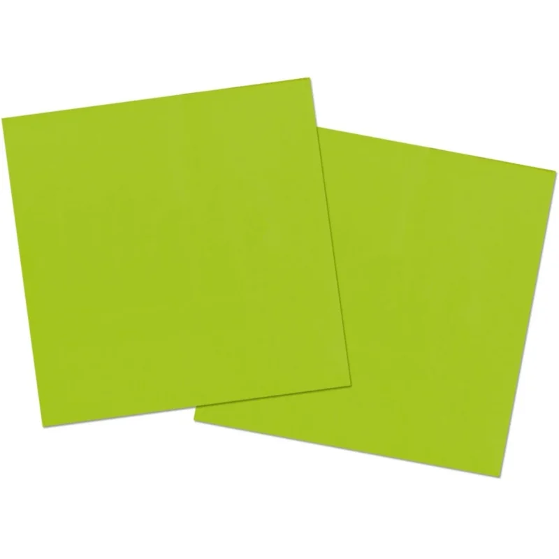 Lime Groene Servetten 33cm 20st van Folat koop je bij Partywinkel