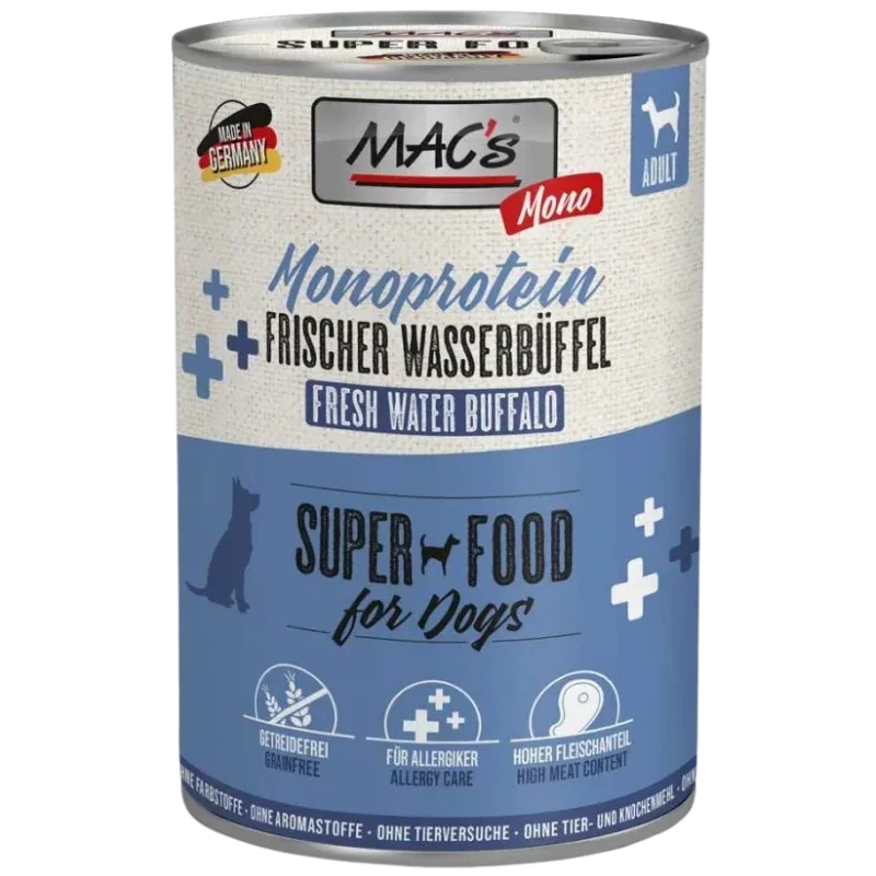 MAC's Dog Mono Wasserbüffel 400 g