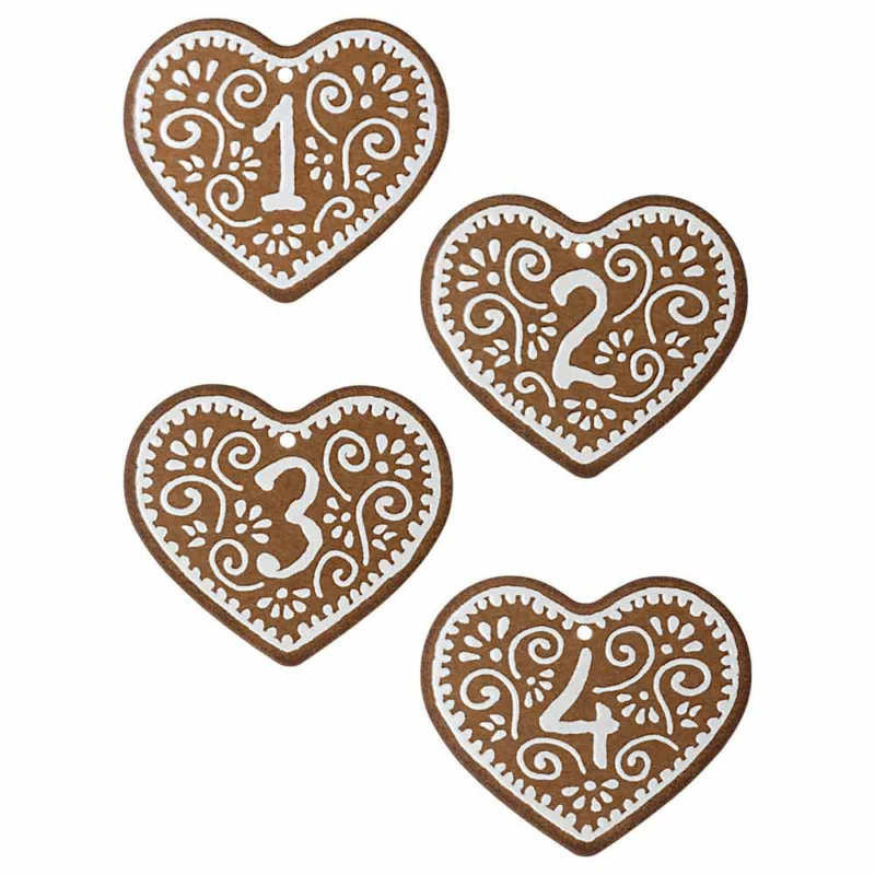 Maileg - Lebkuchen Geschenkanhänger Nr. 1-4