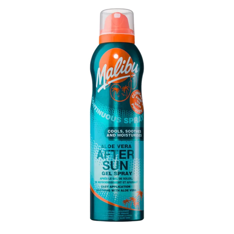 Malibu Suncare Continuous Spray Aloe Vera After Sun Gel Spray 175 ml.