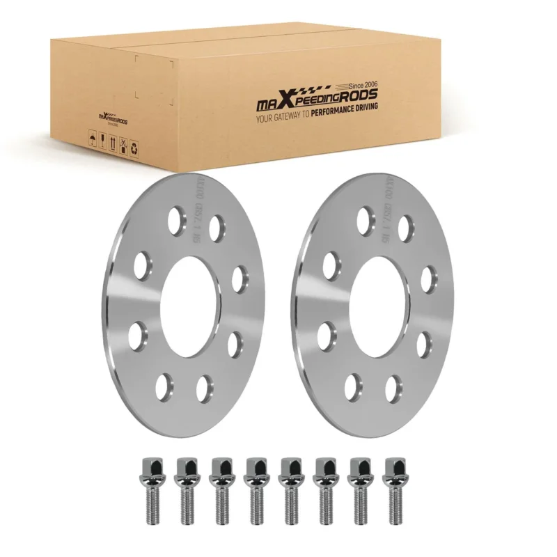 Neu 2x 5mm Distanzscheibe kompatibel für VW 4x100 M12x1,5x32mm 57,1mm Alu Radabstandhalter