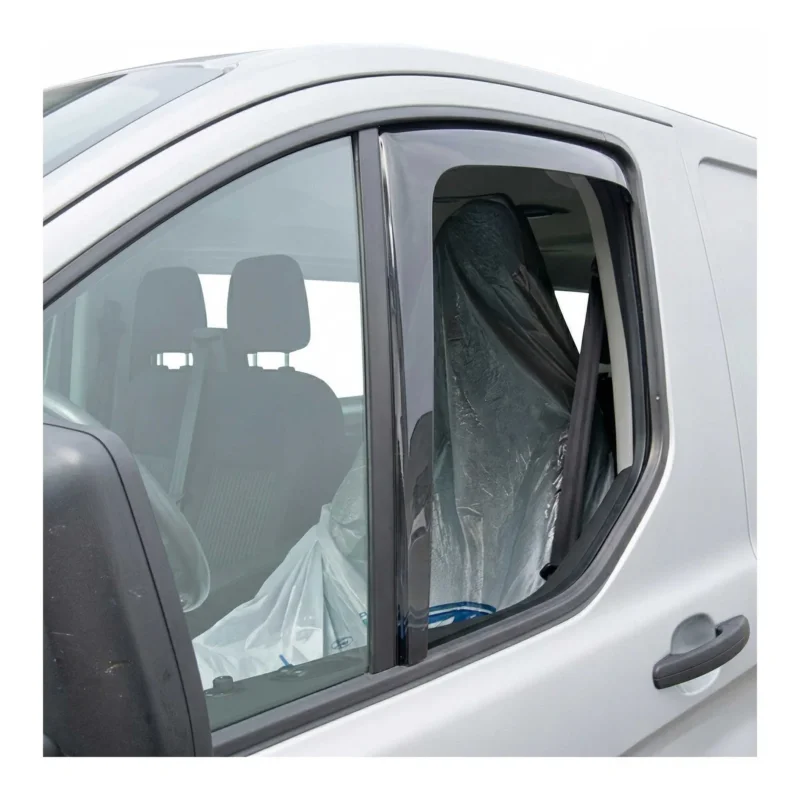 Windabweiser Regenabweiser für Ford Transit Tourneo Custom 2013-2023 Dunkel 2x