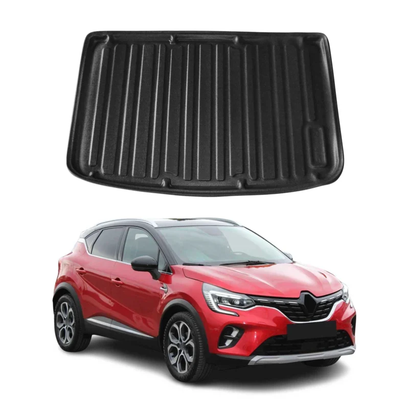 Kofferraumwanne Laderaumwanne für Renault Captur 2 2019-2026 Gummi TPE Schwarz