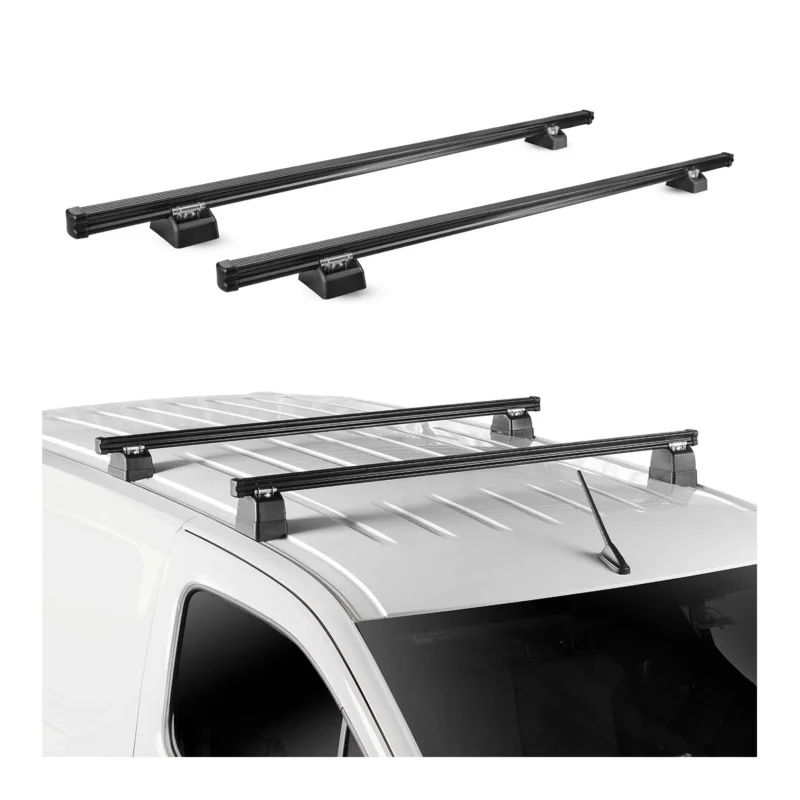 Dachträger für Ford Custom Tourneo I 2012-2023 H1 2-Träger Stahl Schwarz