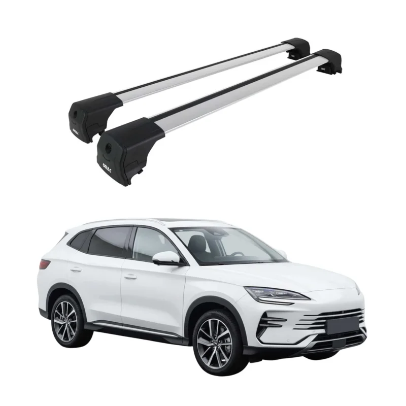 Dachträger Gepäckträger für BYD Seal U SUV 2024-2026 ABE Aluminium Grau 2tlg