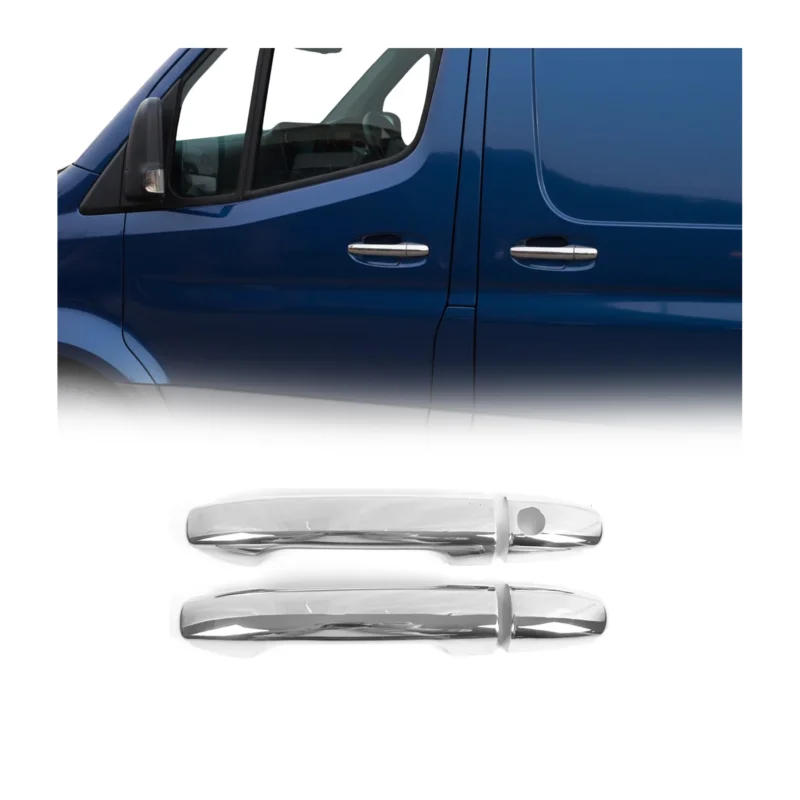 Chrom Türgriff Blende für Mercedes Sprinter W907 2018-26 Edelstahl 2tür