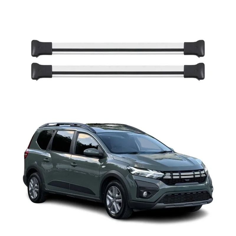 Dachträger Grundtäger für Dacia Jogger 2022-2026 75kg Aluminium Silber 2 tlg