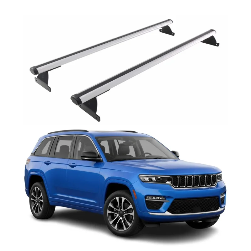 Dachträger Grundtäger für Jeep Grand Cherokee V WL 2023-2026 75kg Alu Silber 2x
