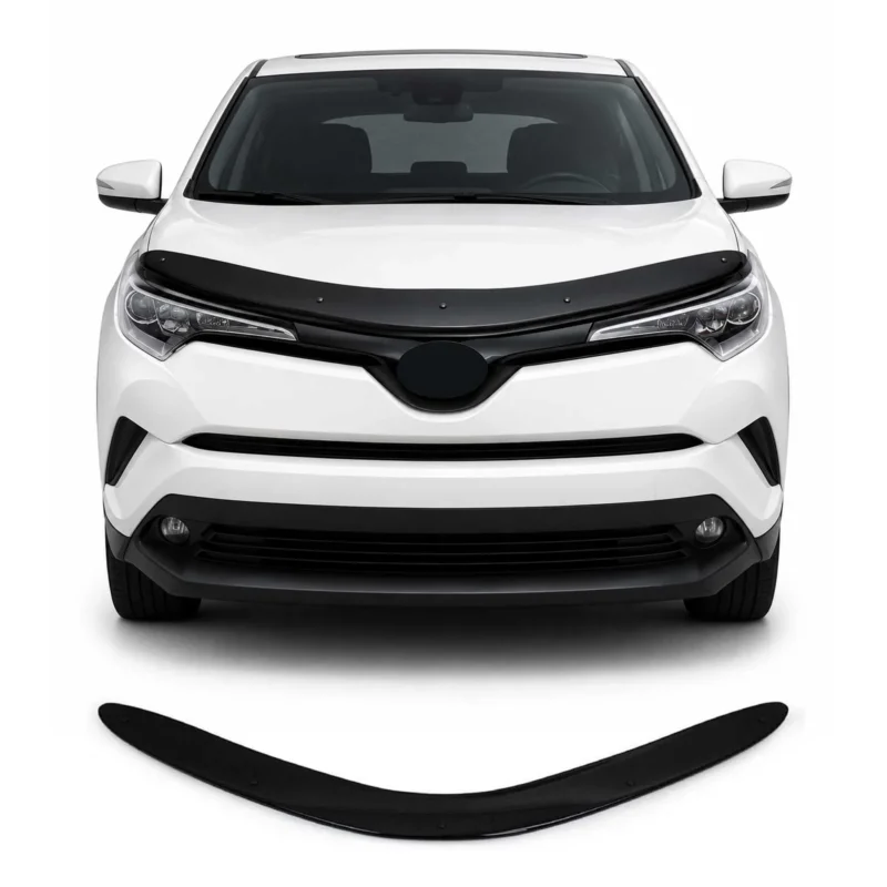 Motorhaube Deflektor Insekten Steinschlagschutz für Toyota C-HR 2016-2022 Dunkel
