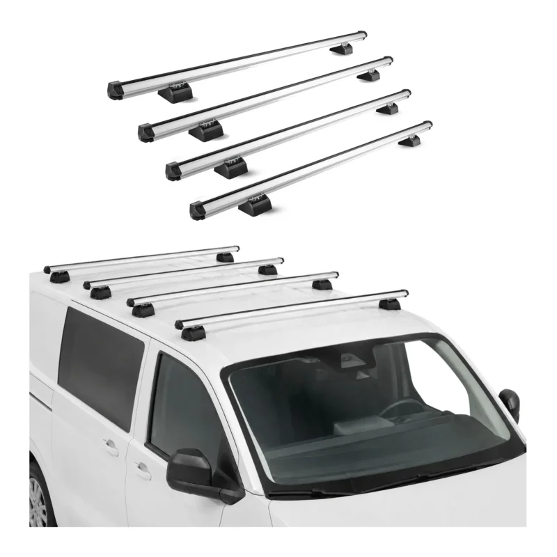 Dachträger für Fiat Ducato 1994-2006 H1+H2 4-Träger Aluminium Silber
