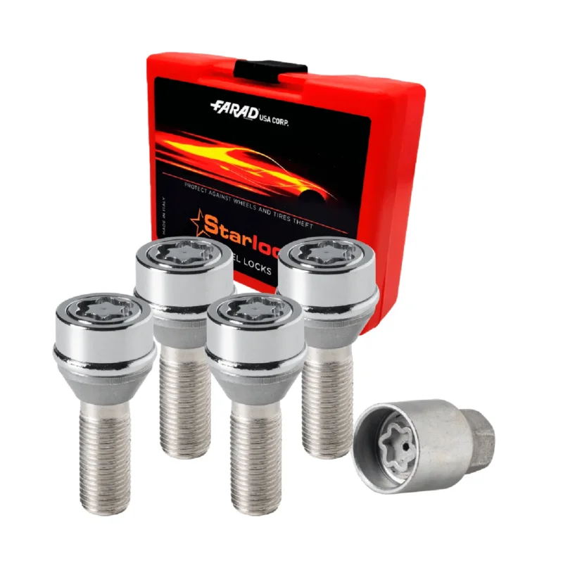 Radschloss Satz für Lotus Eletre/ Emeya ab 2024 Felgenschloss Silber 4x M14X1.5