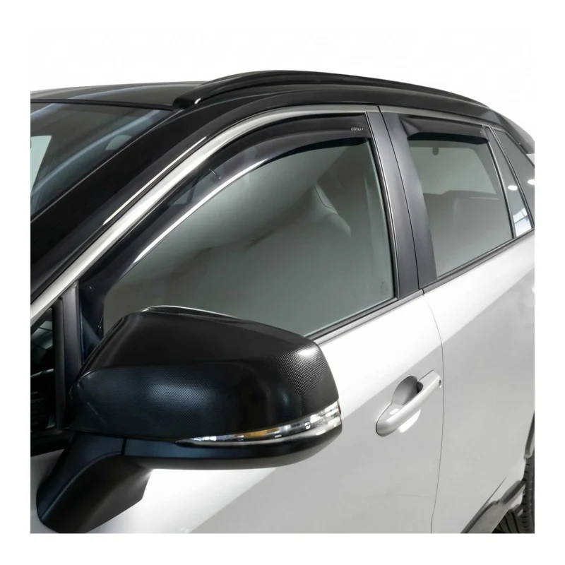 Windabweiser Regenabweiser für Toyota RAV4 2019-2025 Dunkel Acryl 4tlg