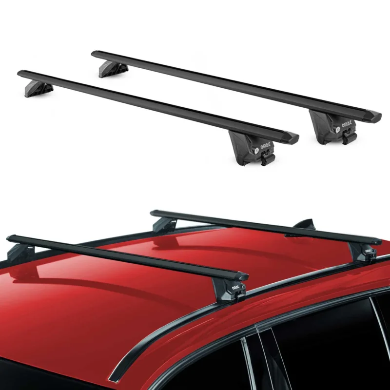 Dachträger Grundtäger für Sportequipe 7 2023-2026 Aluminium Schwarz 2 tlg ABE