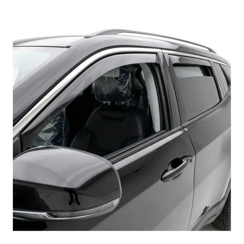 Windabweiser Regenabweiser für Jeep Compass 2017-2025 Dunkel Acryl 4tlg