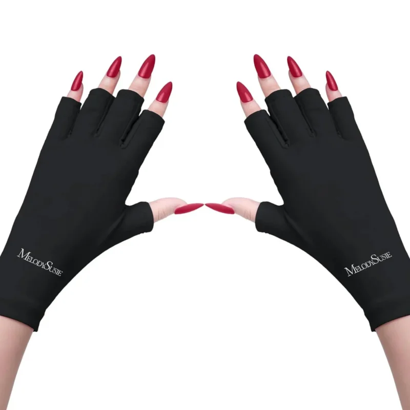 MelodySusie UV Shield Manicure Gloves Black