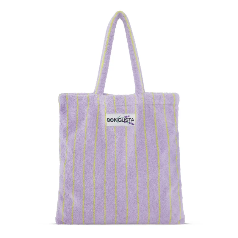 Beutel Frottee I Lilac/Neon Yellow