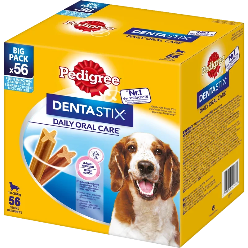 Pedigree Dentastix für mittelgroße Hunde 1440 g