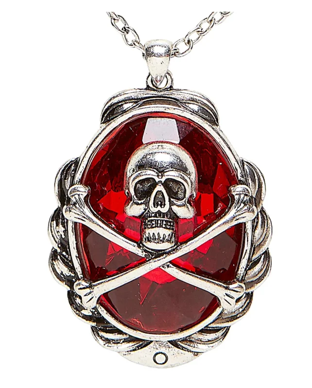 Piratenkette mit Totenschädel & Knochen