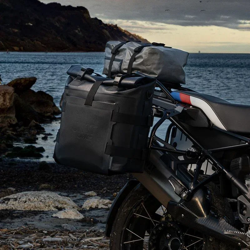 BMW R 120 G/S ADV [2004-2012] - Alu-Taschenhalter Hypalon mit Schnellverschluss und Rahmen