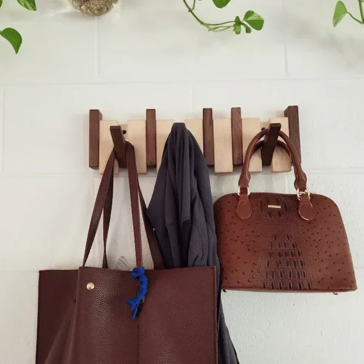 Brehn | Accroche-Mélodie - Wandgarderobe Japandi - Elegante Aufbewahrung