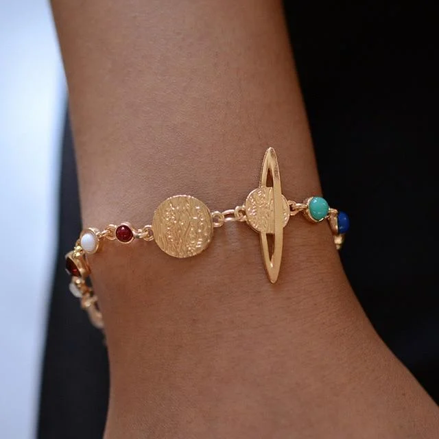 Galaktische Inspiration Fußkette | StellarStrap