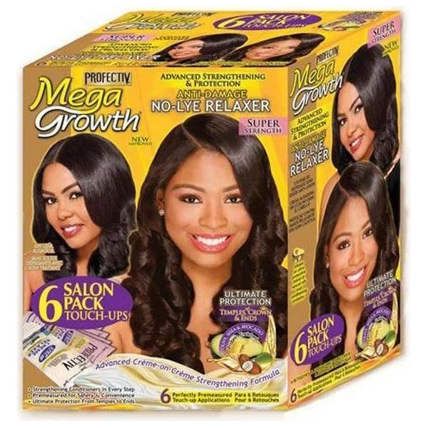 Profectiv Mega Growth No Lye Relaxer 6 Salon Pack Touch - Up Super - Gtworld.de