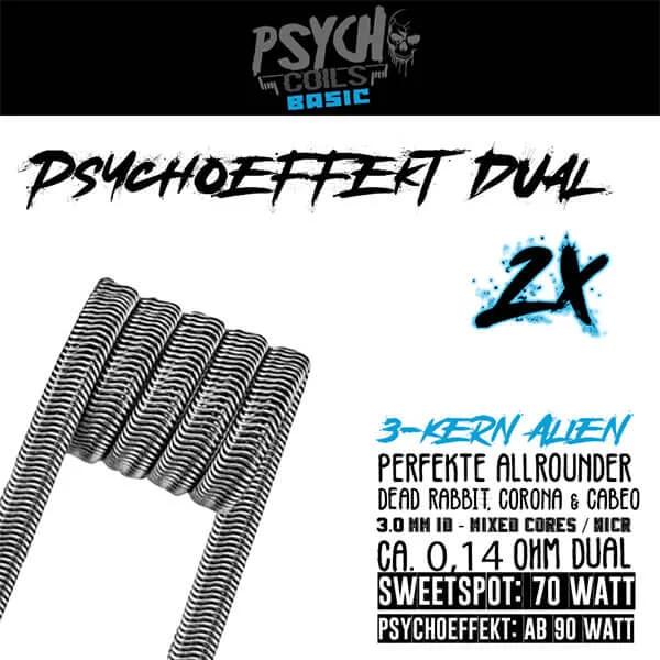 PSYCHO Coils - Psychoeffekt Coil - Basic (Selbstwicklerverdampfer)