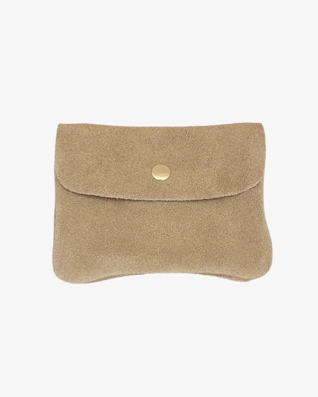 Royal Marais - Geldbeutel in Wildleder-Optik • Beige - ROSA ECK