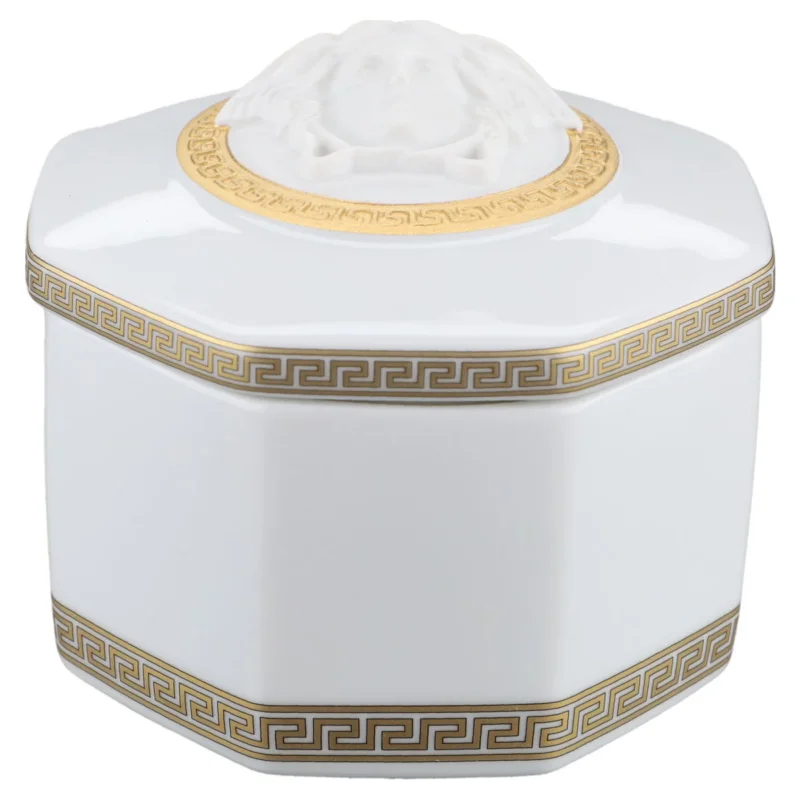 Schmuckdose Schmuckschatulle Bonbonniere Rosenthal Versace Geschenkserie Gorgona