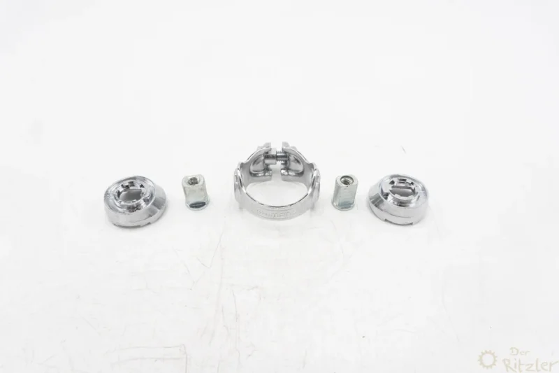 Shimano Schelle für Rahmenschalthebel silber NOS
