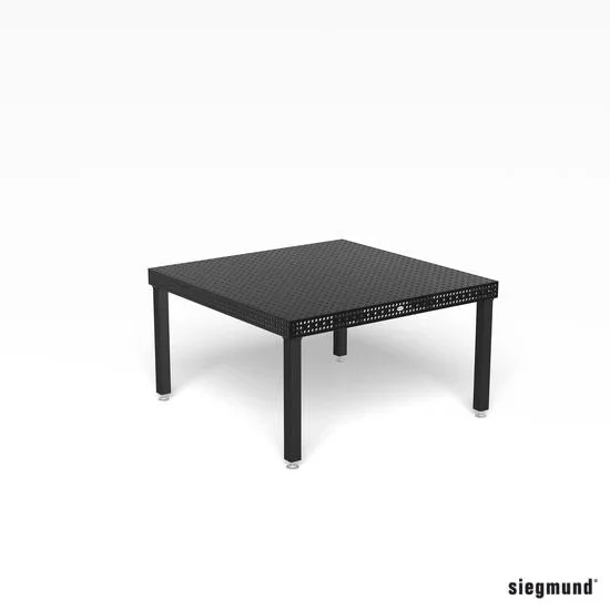 Produktansicht von Siegmund Schweißtisch 1500 x 1500 x 100 mm Professional Extreme 8.7 System 16 Plasmanitriert höhenverstellbar 550-950 mm