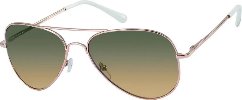 Sonnenbrille Unisex Pilotenbrille Pornobrille Fliegerbrille getönt 400UV oliv braun getönt - chic - net.de