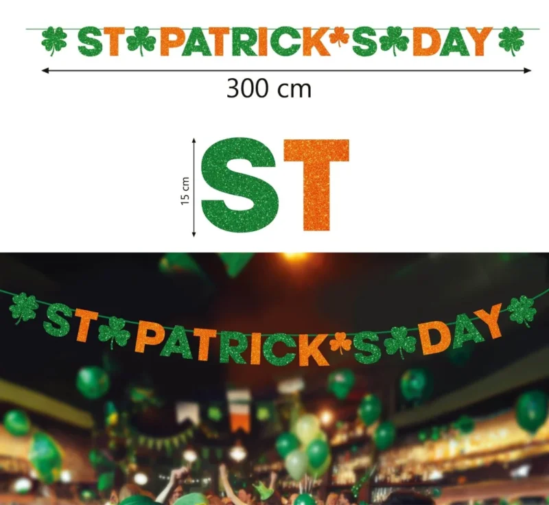 St. patrick Slinger 300 cm van Fiestas Guirca koop je bij Partywinkel
