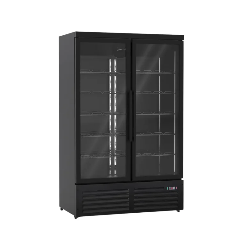 Tiefkühlschrank mit 1250 Liter | schwarz |1253 X 710 X 2030 mm von A & S Gastro – Tiefkühlschrank für die Gastronomie